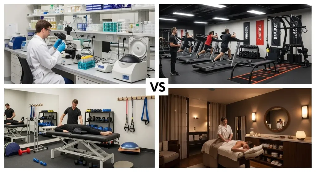 Four types of VO2 Max testing facilities in NYC comparison