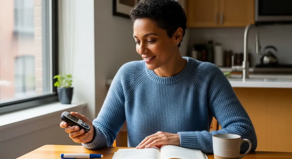 New York resident successfully managing diabetes with affordable insulin access